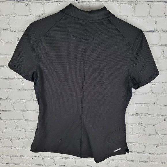 THE NORTH FACE | VaporWick waffle knit zip polo golf shirt - Picture 3 of 8